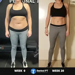 Fitter figuur na 20 weken personal training